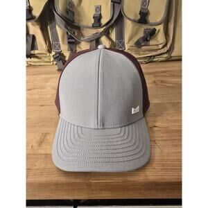Melin A-Game Icon Hydro Snapback Hat Classic Size Gray & Maroon NEW M/L